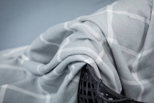 Importico - Foxford - Lambswool Throws - Sage Check